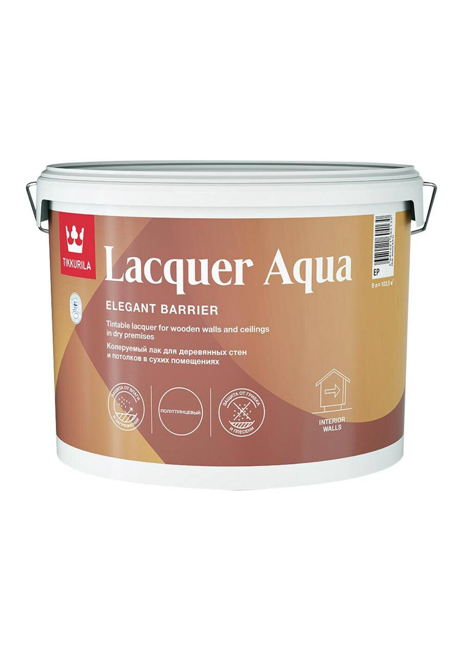 Tikkurila / TIKKIVALA Lacquer Aqua Полуглянцевый